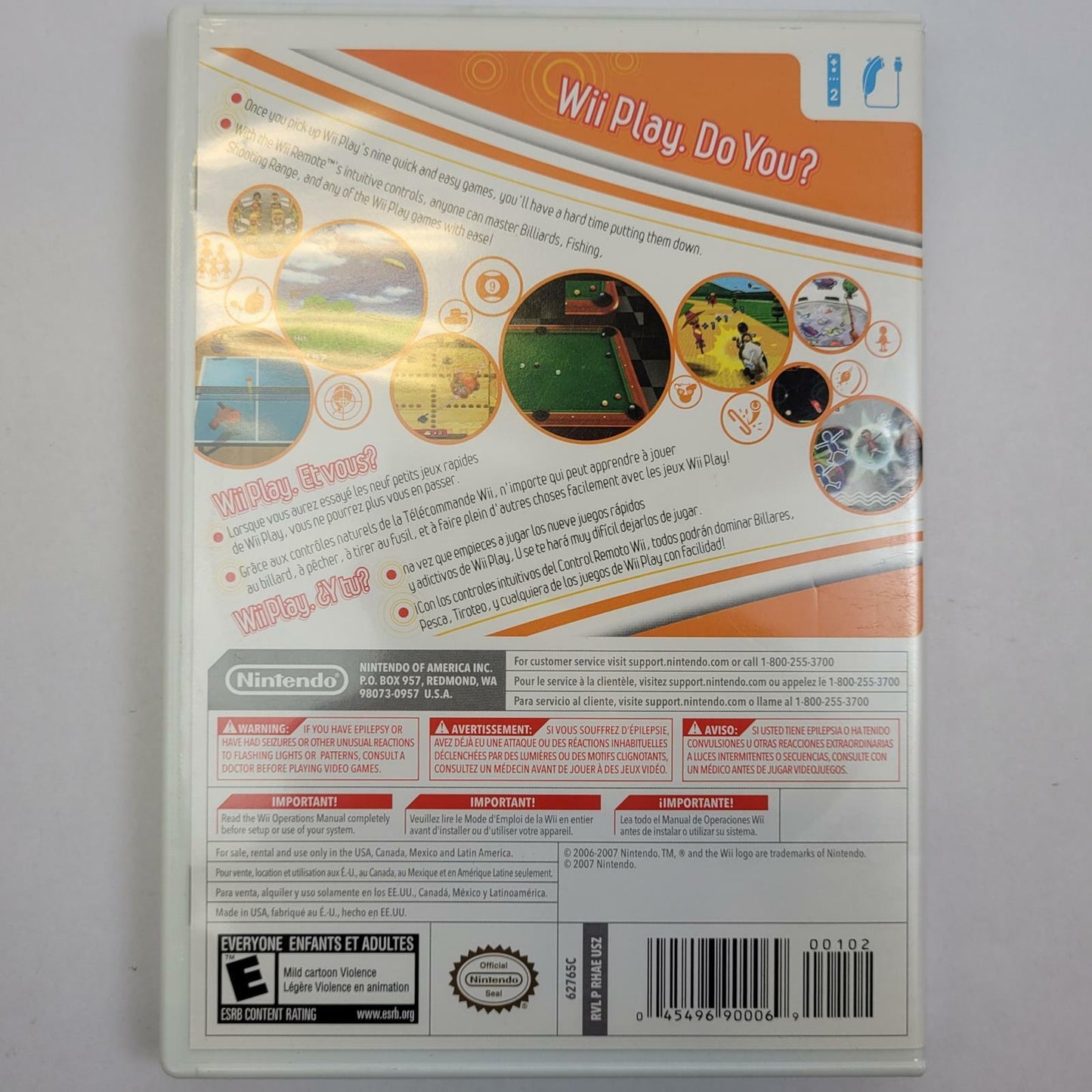 Nintendo Wii Game: Wii Play | Grade B