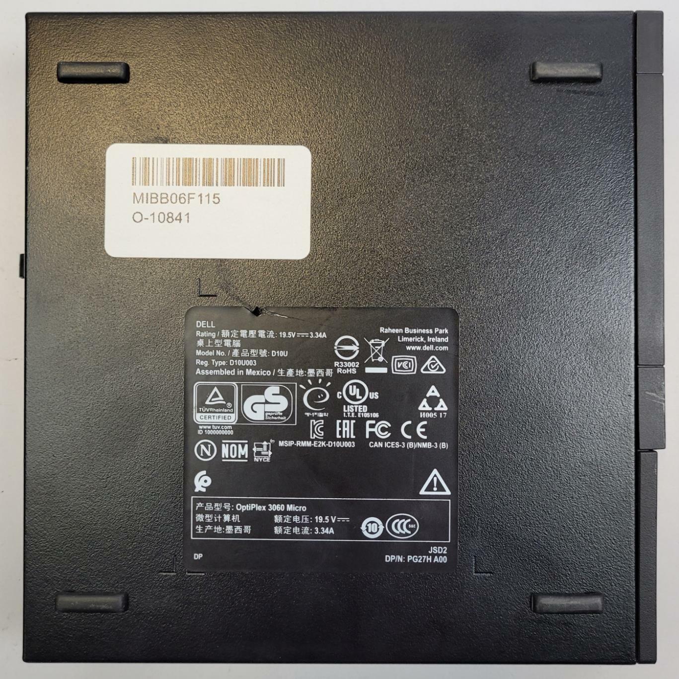 DELL OPTIPLEX 3060 Win 11 I3-8100 16GB RAM 480GB SSD | Grade B | 10929