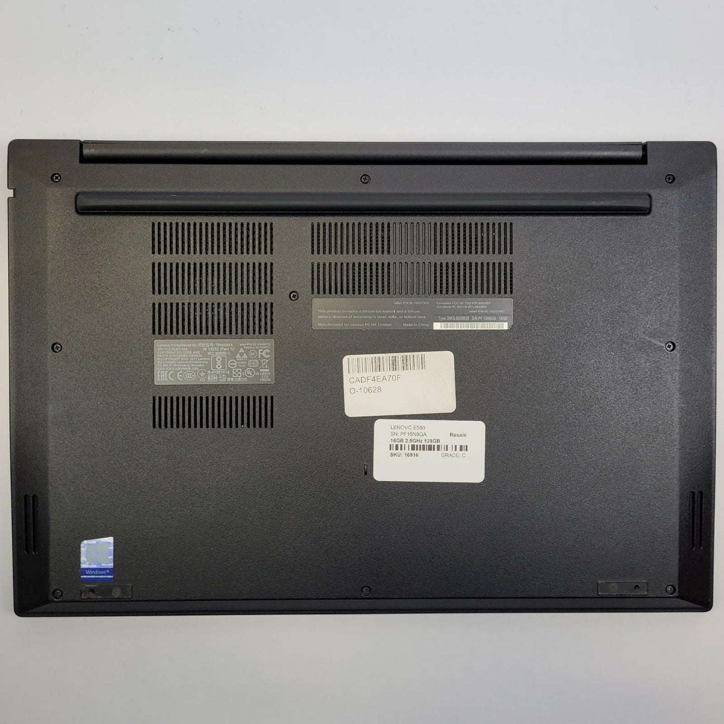 LENOVO E580 Linux Manjaro i5-7200U 16GB RAM 128GB NVME | Grade C