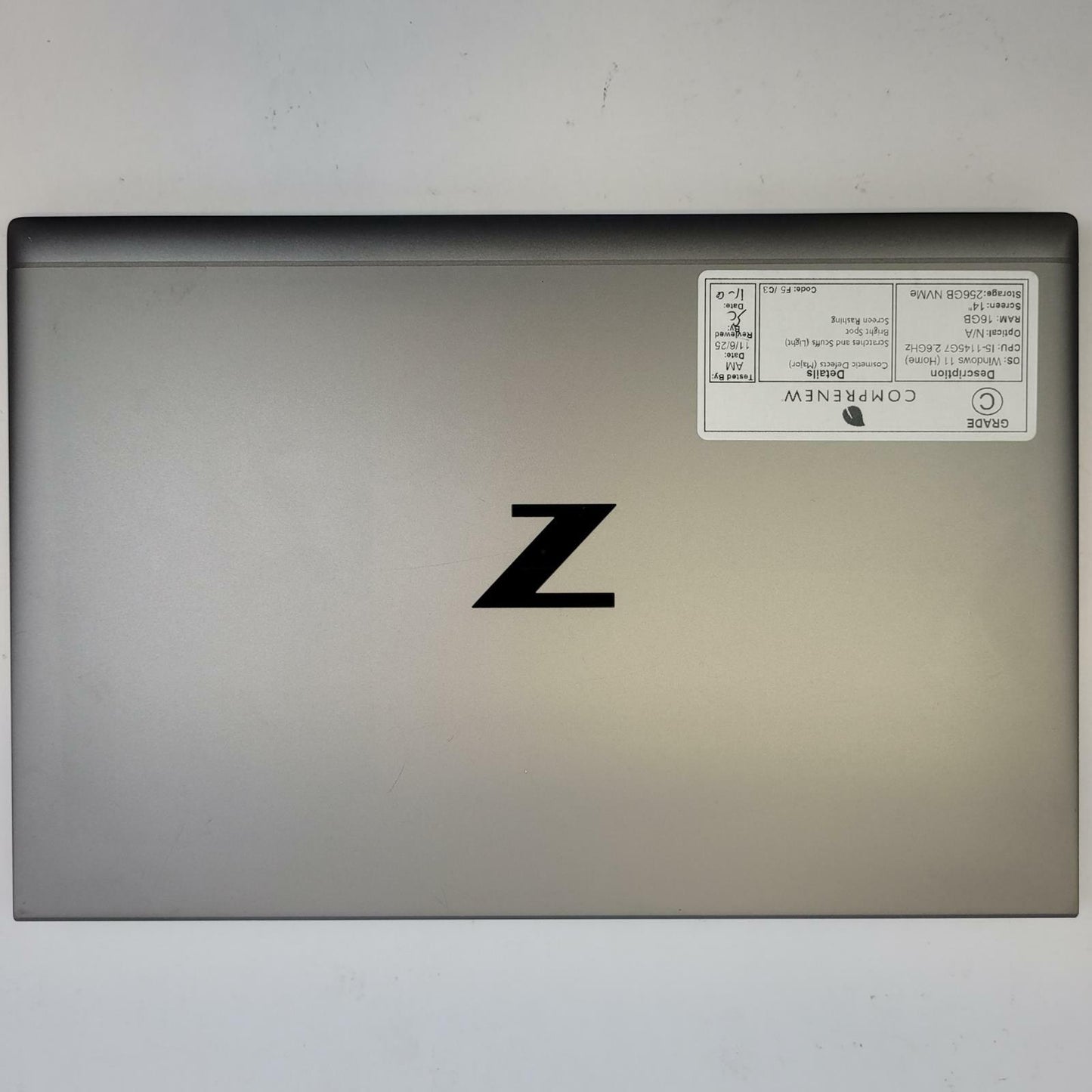 HP ZBOOK FIREFLY 14 G8 Windows 11 Home I5-1145G7 16GB RAM 256GB NVME | Grade C