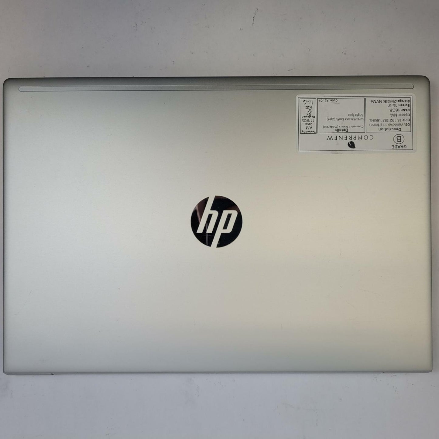 HP PROBOOK 450 G7 Windows 11 Home I5-10210U 16GB RAM 256GB NVME | Grade B