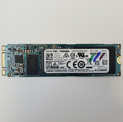 Toshiba THNSNK256GVN8 256GB 2280 Gen3 M.2 Internal SSD | Grade A