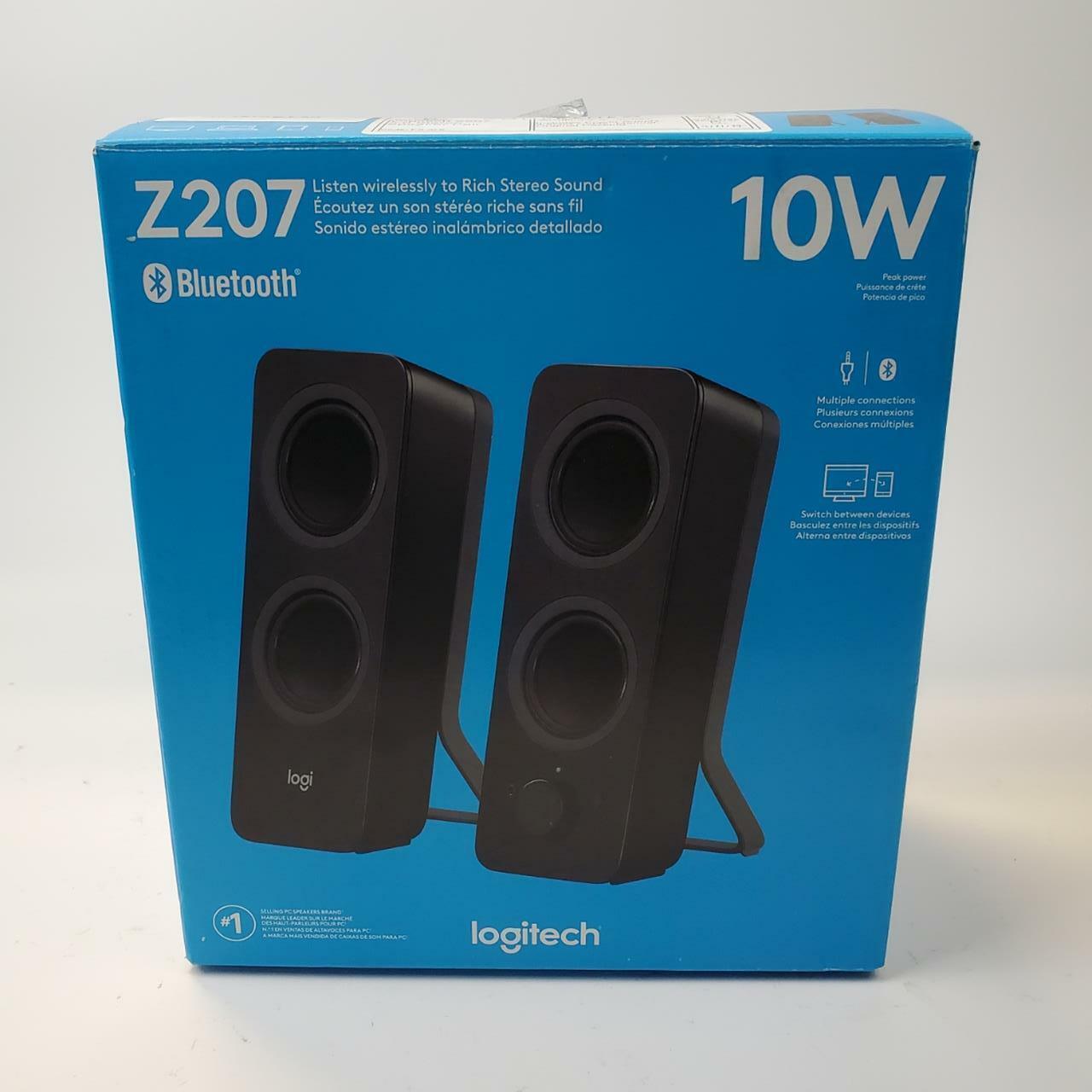 Logitech Z207 2.0 10W Bluetooth Stereo Speaker Pair | Grade B