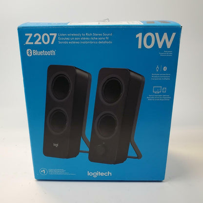 Logitech Z207 2.0 10W Bluetooth Stereo Speaker Pair | Grade B