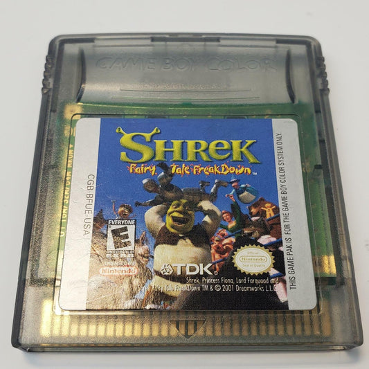 Nintendo GameBoy Color Game: Shrek: Fairy Tale Freakdown | Grade B