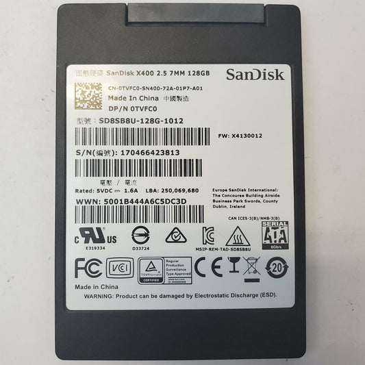 SANDISK SD8SB8U-128G-1012 128GB 2.5" SATA Internal SSD | Grade A