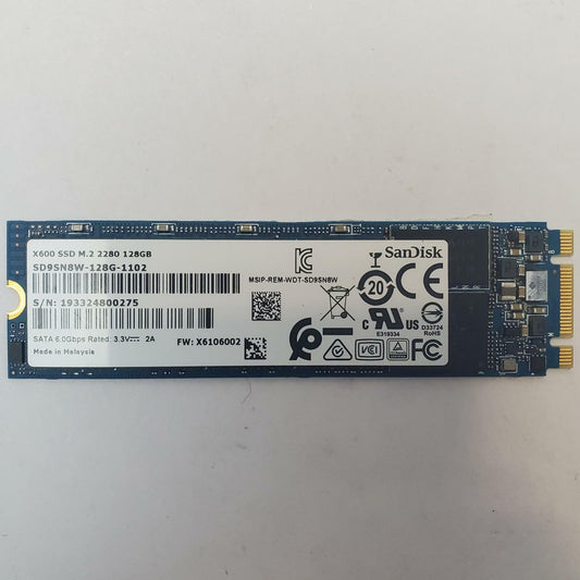 SANDISK SD9SN8W-128G-1102 128GB 2280 Gen3 M.2 Internal SSD | Grade A