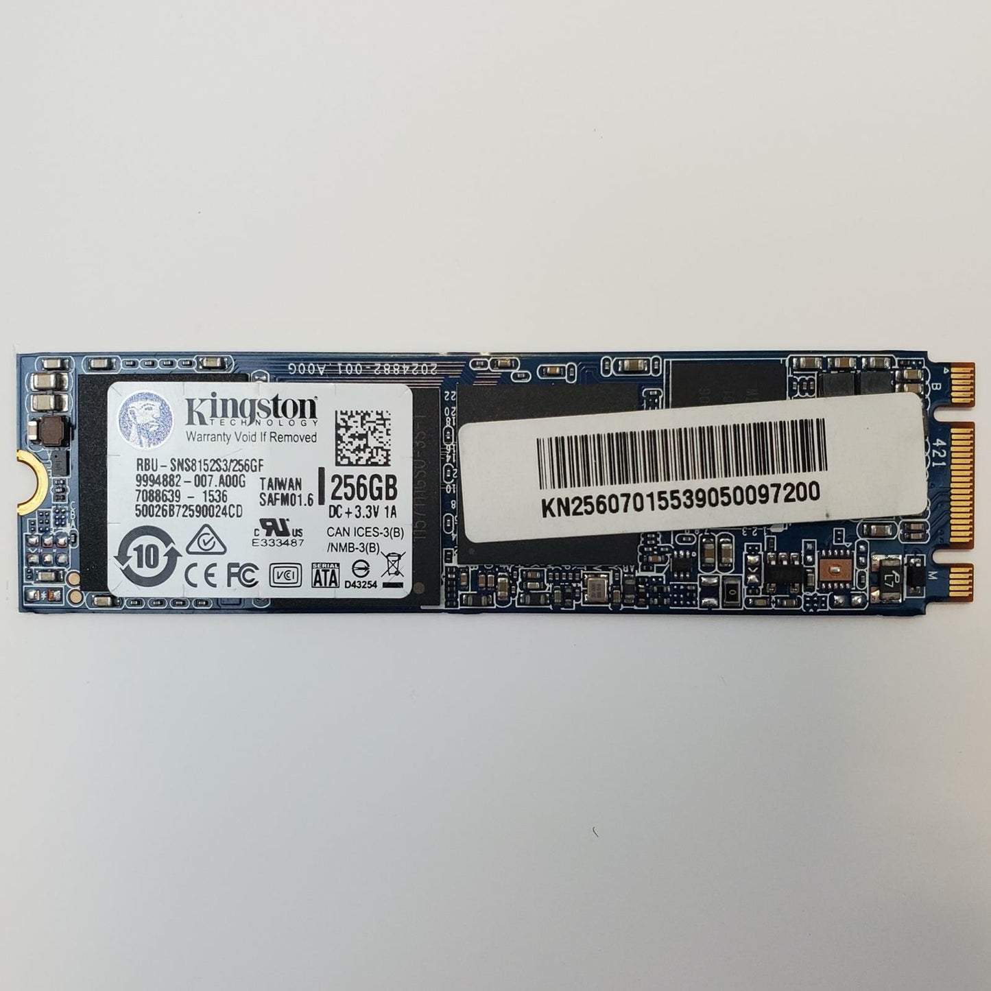 Kingston RBU-SNS8152S3/256GF 256GB 2280 Gen3 M.2 SSD | Grade A