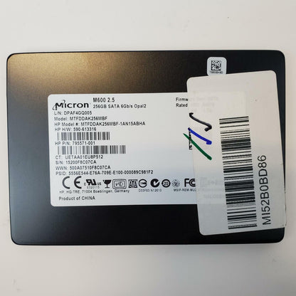 Micron MTFDDAK256MBF 256GB 2.5" SATA Internal SSD | Grade A