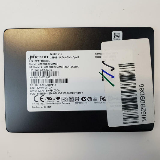 Micron MTFDDAK256MBF 256GB 2.5" SATA Internal SSD | Grade A