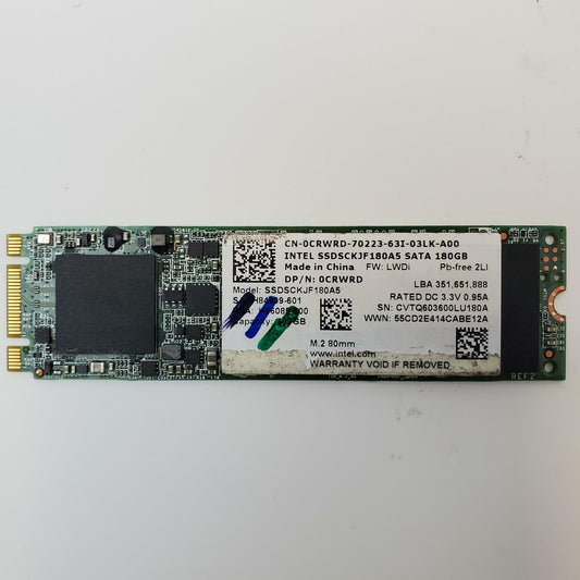 INTEL SSDSCKJF180A5 180GB 2280 Gen3 M.2 SSD | Grade A