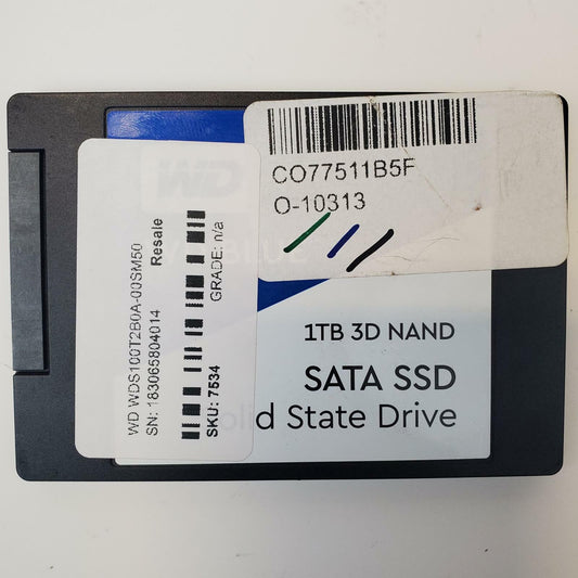 Western Digital WDS100T2B0A-00SM50 1TB 2.5" SATA Internal SSD | Grade A