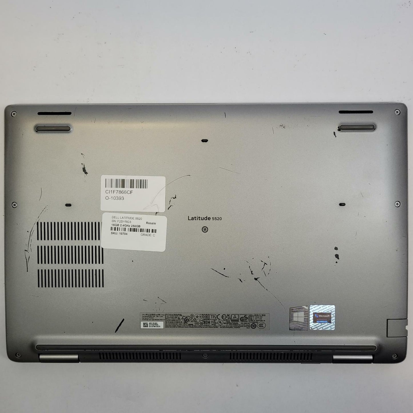 DELL LATITUDE 5520 Win 11 I5-1135G7 16GB RAM 256GB NVME | Grade C | 10704