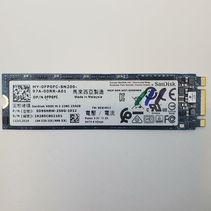 SanDisk SD9SN8W-256-101 256GB 2280 Gen3 M.2 Internal SSD | Grade A