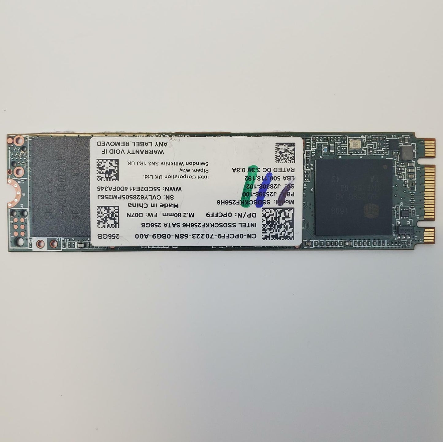 Intel SSDSCKKF256H6 256GB 2280 Gen3 M.2 Internal SSD | Grade A