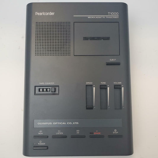 OLYMPUS T1000 Pearlcorder Microcassette Transcriber | Grade A