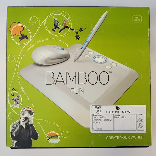 Bamboo Fun Drawing Tablet w/ Mouse | Grade A