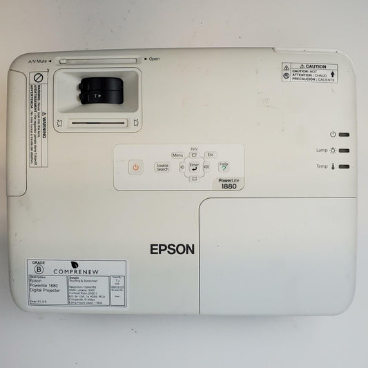 EPSON POWERLITE 1880 Digital Projector | Grade B