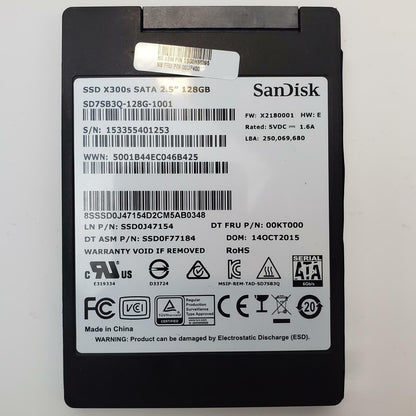 SANDISK SD7SB3Q-128G-1001 128GB 2.5" SATA Internal SSD | Grade A