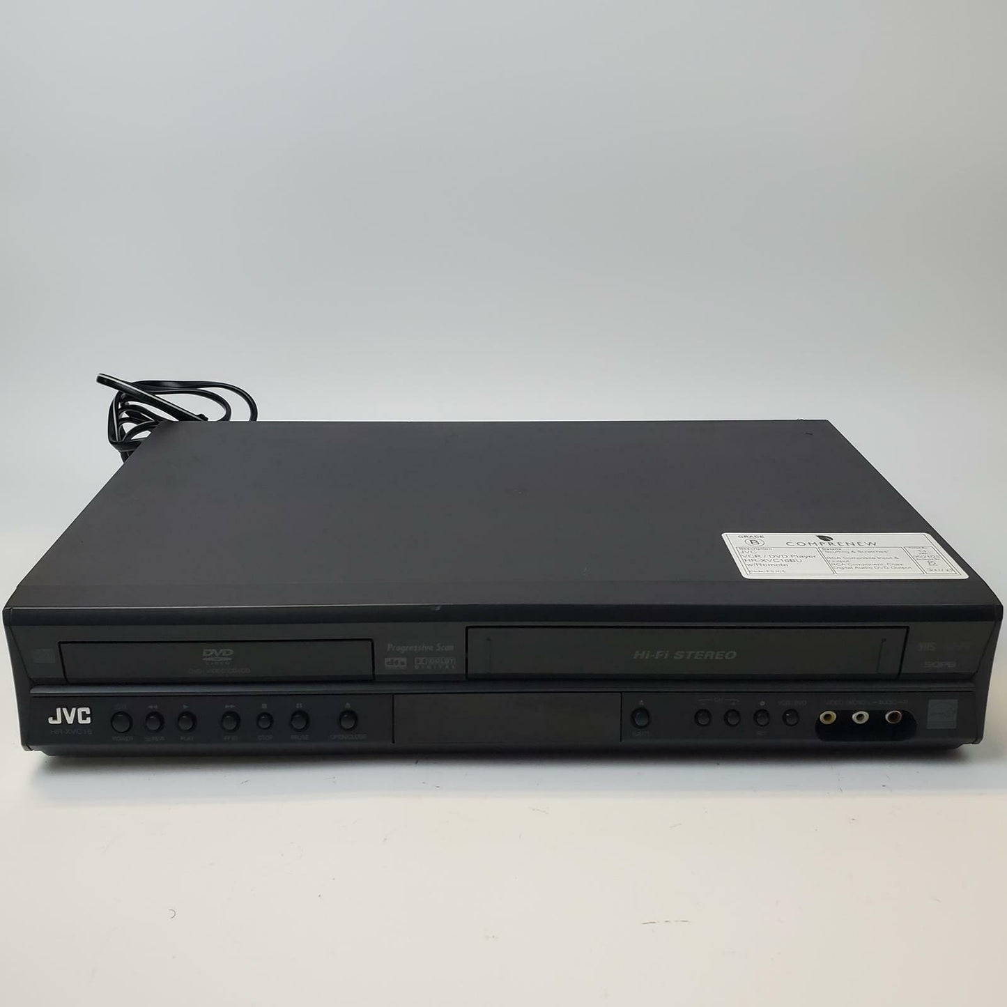 JVC HR-XVC16BU VCR/DVD Player w/ Remote | Grade B