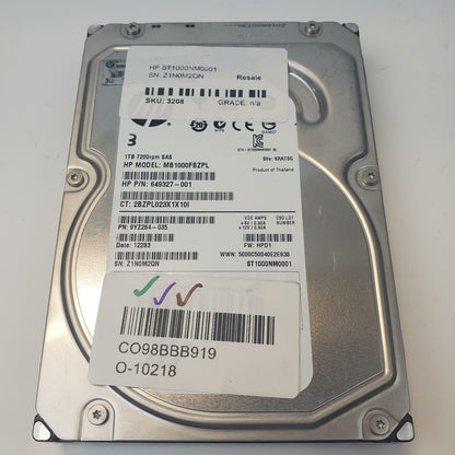 HP ST1000NM0001 1TB 3.5" SAS Internal HDD | Grade A