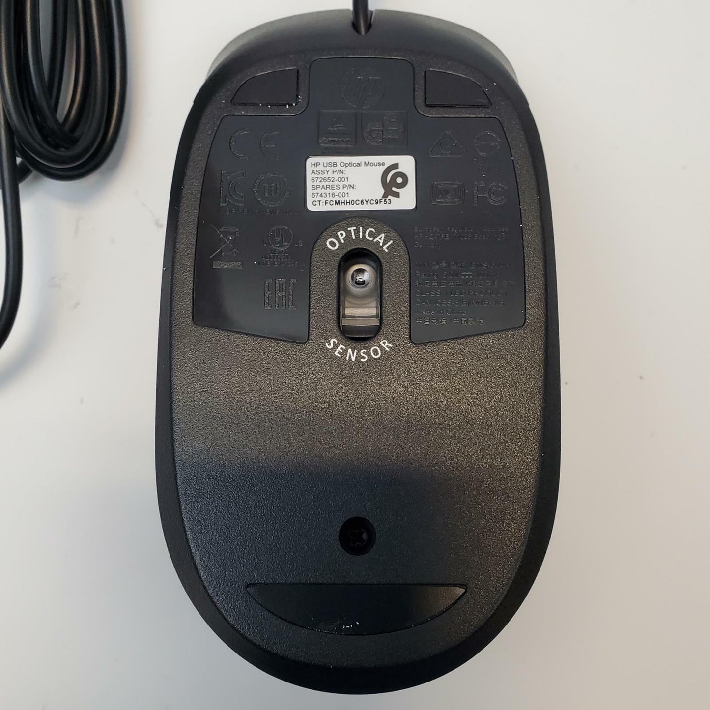 HP MOFYUO USB Wired Mouse | Grade A | 3600