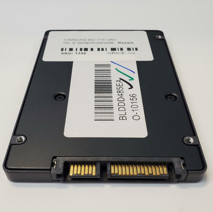 Samsung MZ-7TE1280 128GB 2.5" SATA Internal SSD | Grade A