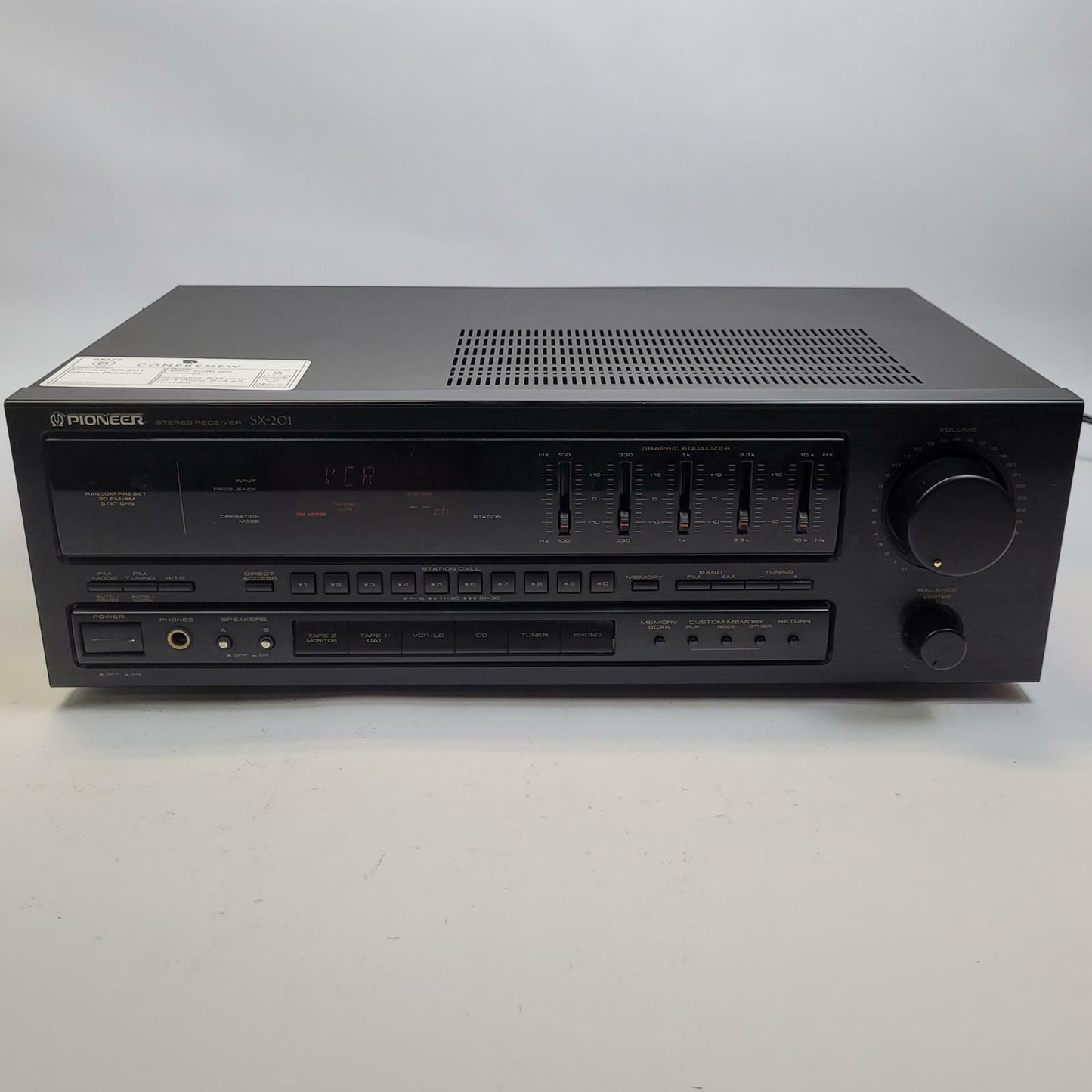 PIONEER SX-201 Stereo Receiver | Grade B