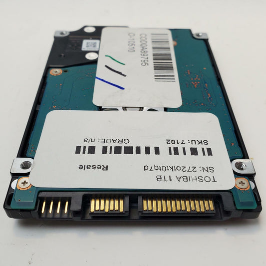 TOSHIBA MQ01ABD100 1TB 2.5" SATA Internal HDD | Grade A