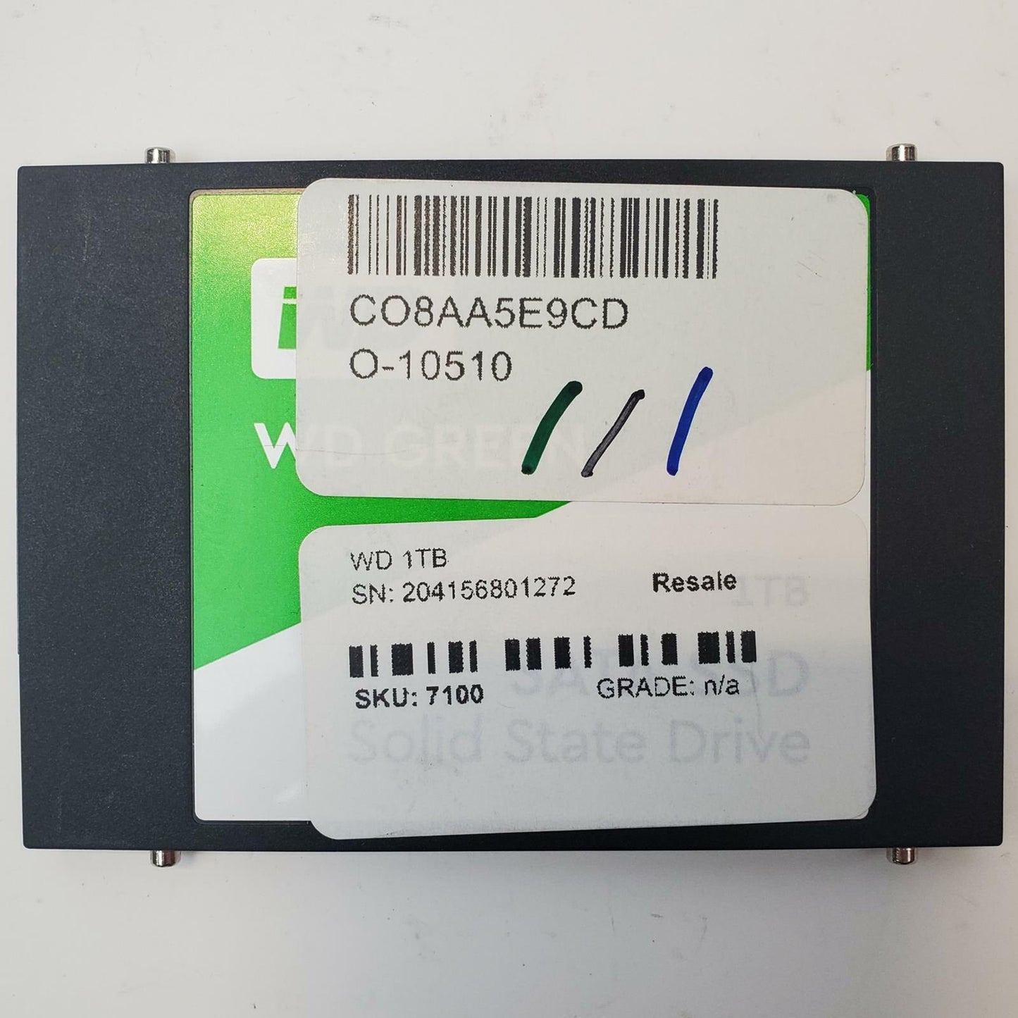 Western Digital WDS100T2G0A 1TB 2.5" SATA Internal SSD | Grade A