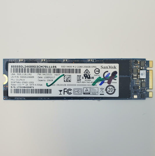 SanDisk SD8TN8U-256G-1001 256GB 2280 Gen3 M.2 SSD | Grade A