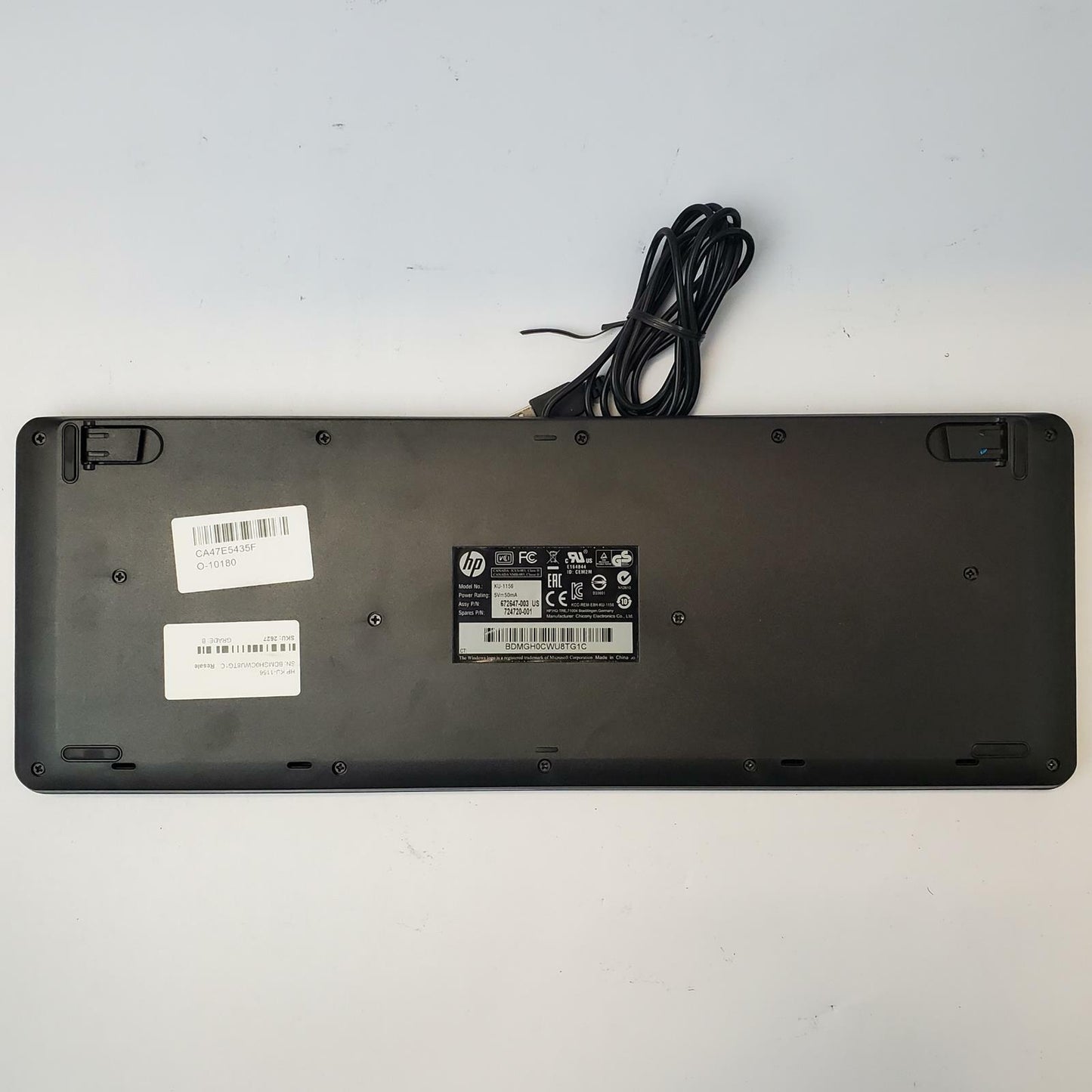 HP KU-1156 USB Wired Keyboard | Grade A