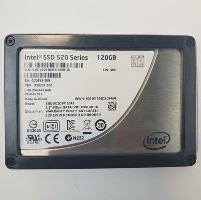 Intel SSDSC2CW120A3 120GB 2.5" SATA Internal SSD | Grade A