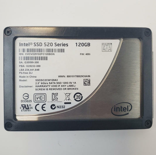Intel SSDSC2CW120A3 120GB 2.5" SATA Internal SSD | Grade A