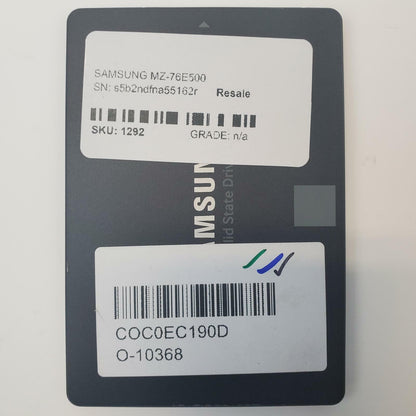 Samsung MZ-76E500 500GB 2.5" SATA Internal SSD | Grade A