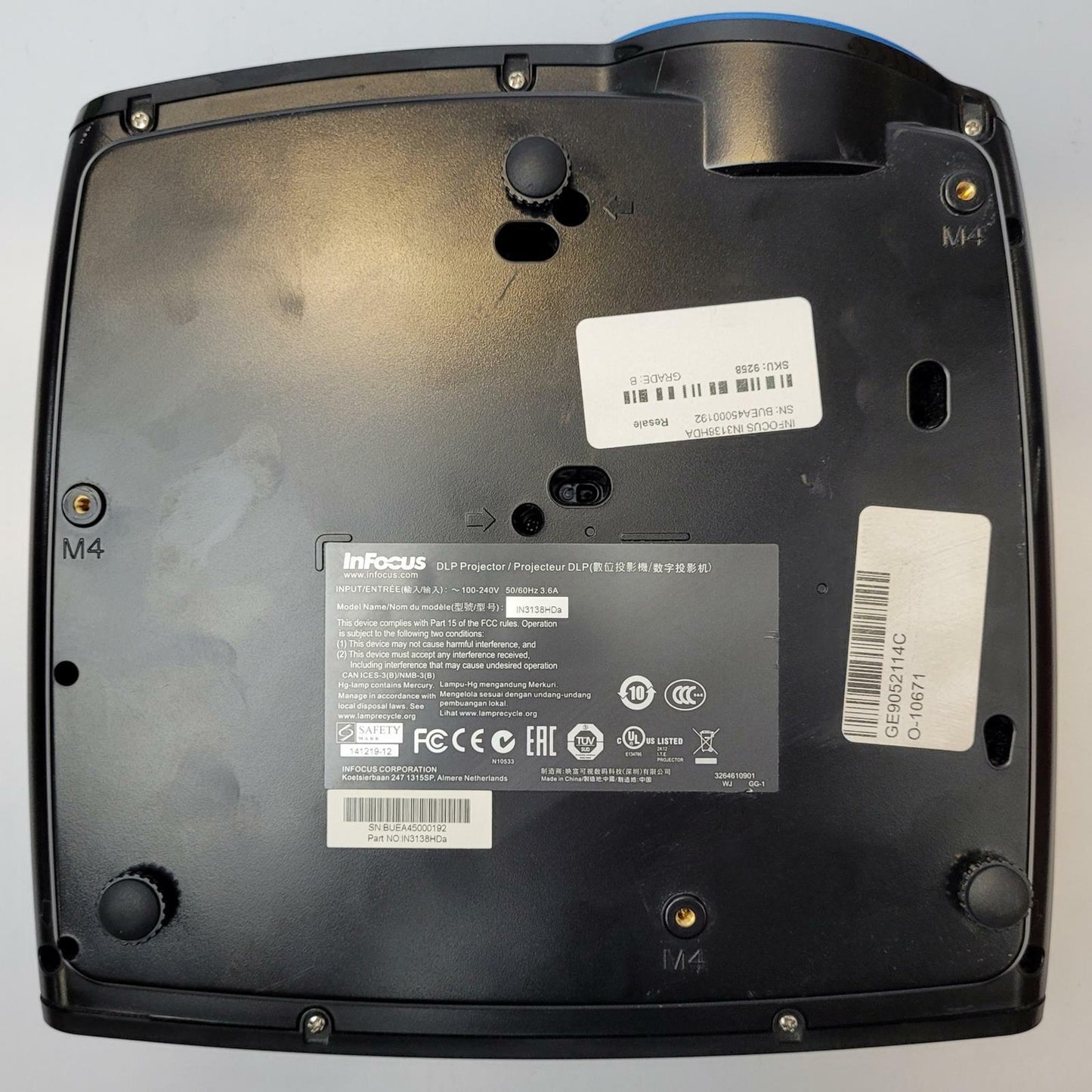 INFOCUS IN3138HDA Short Throw Digital Projector | Grade B