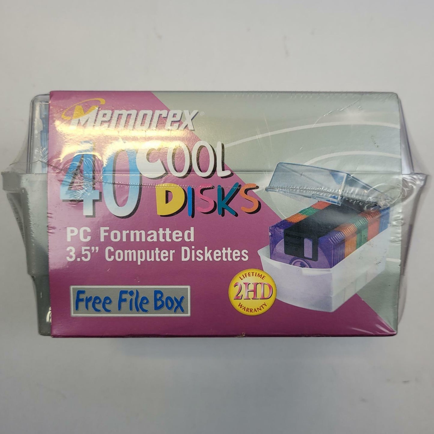 Memorex 40 Cool Disks 3.5" Computer Diskettes | Grade A