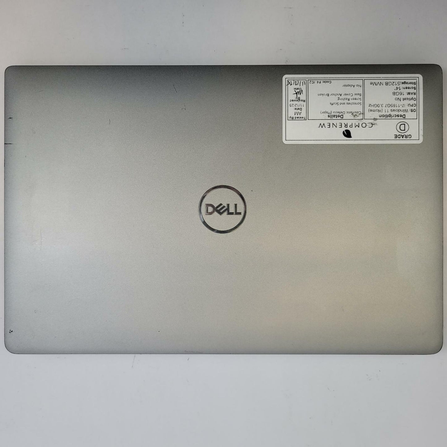 DELL LATITUDE 5420 Windows 11 Home i7-1185G7 16GB RAM 512GB NVME | Grade D