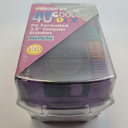 Memorex 40 Cool Disks 3.5" Computer Diskettes | Grade A
