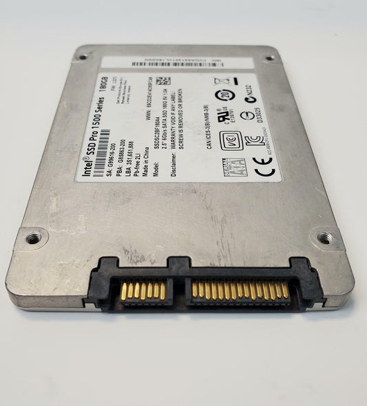 Intel SSDSC2BF180A4 180GB 2.5" SATA Internal SSD | Grade A