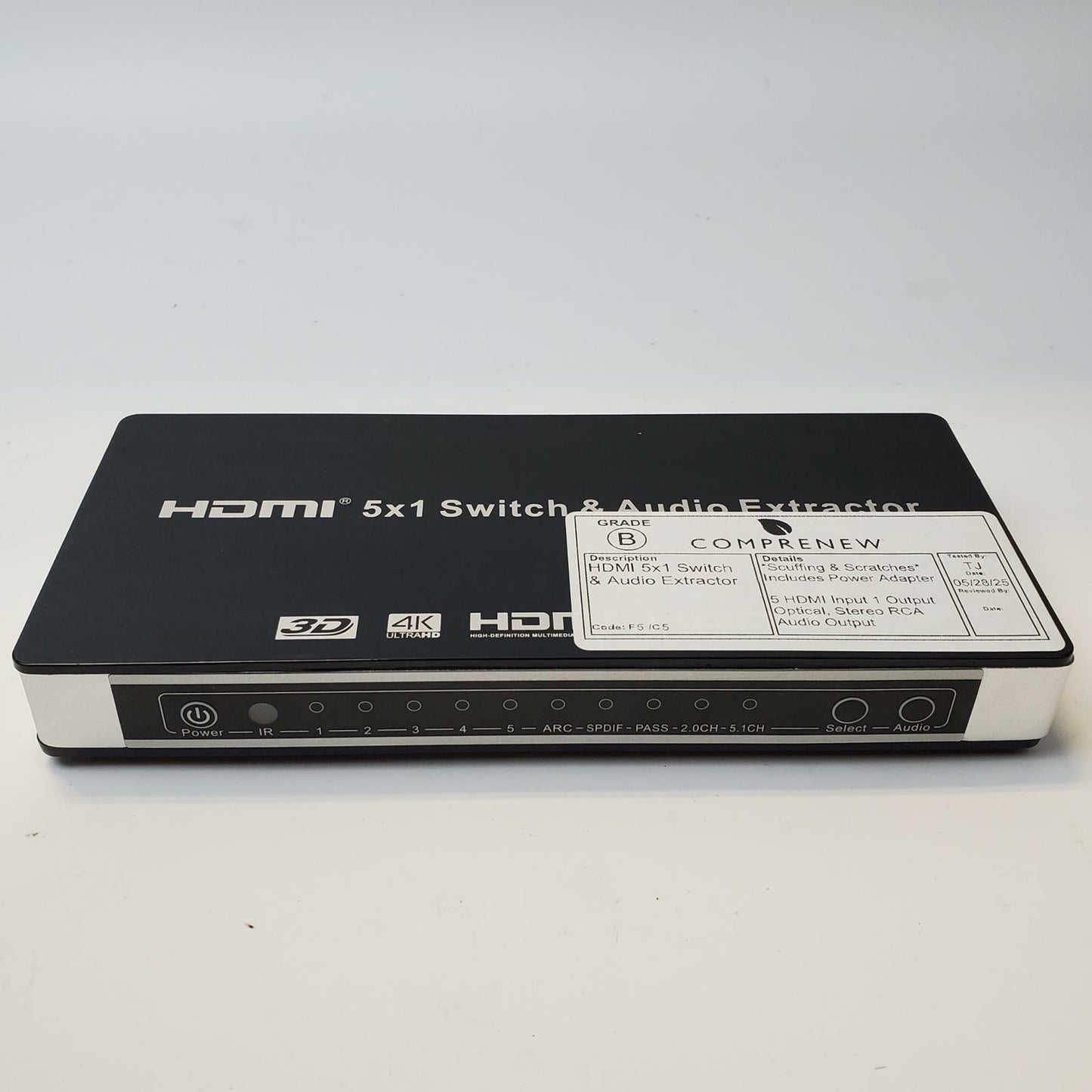 Unknown HDMI 5x1 Switch and Audio Extractor | Grade B