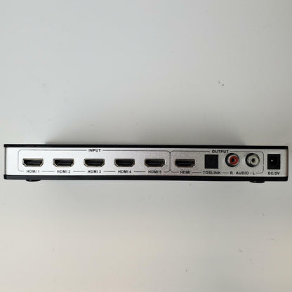 Unknown HDMI 5x1 Switch and Audio Extractor | Grade B