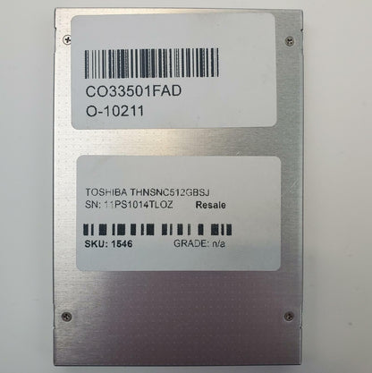 Toshiba THNSNC512GBSJ 512GB 2.5" SATA Internal SSD | Grade A