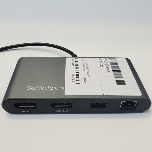Startech TB3DKM2DP Thunderbolt 3 Dual DisplayPort Hub | Grade B
