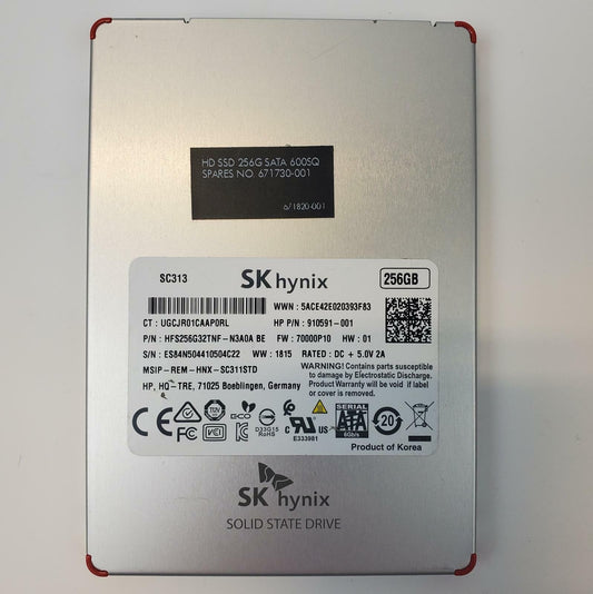 SK Hynix HFS256G32TNF-N2A0A 256GB 2.5" SATA Internal SSD | Grade A