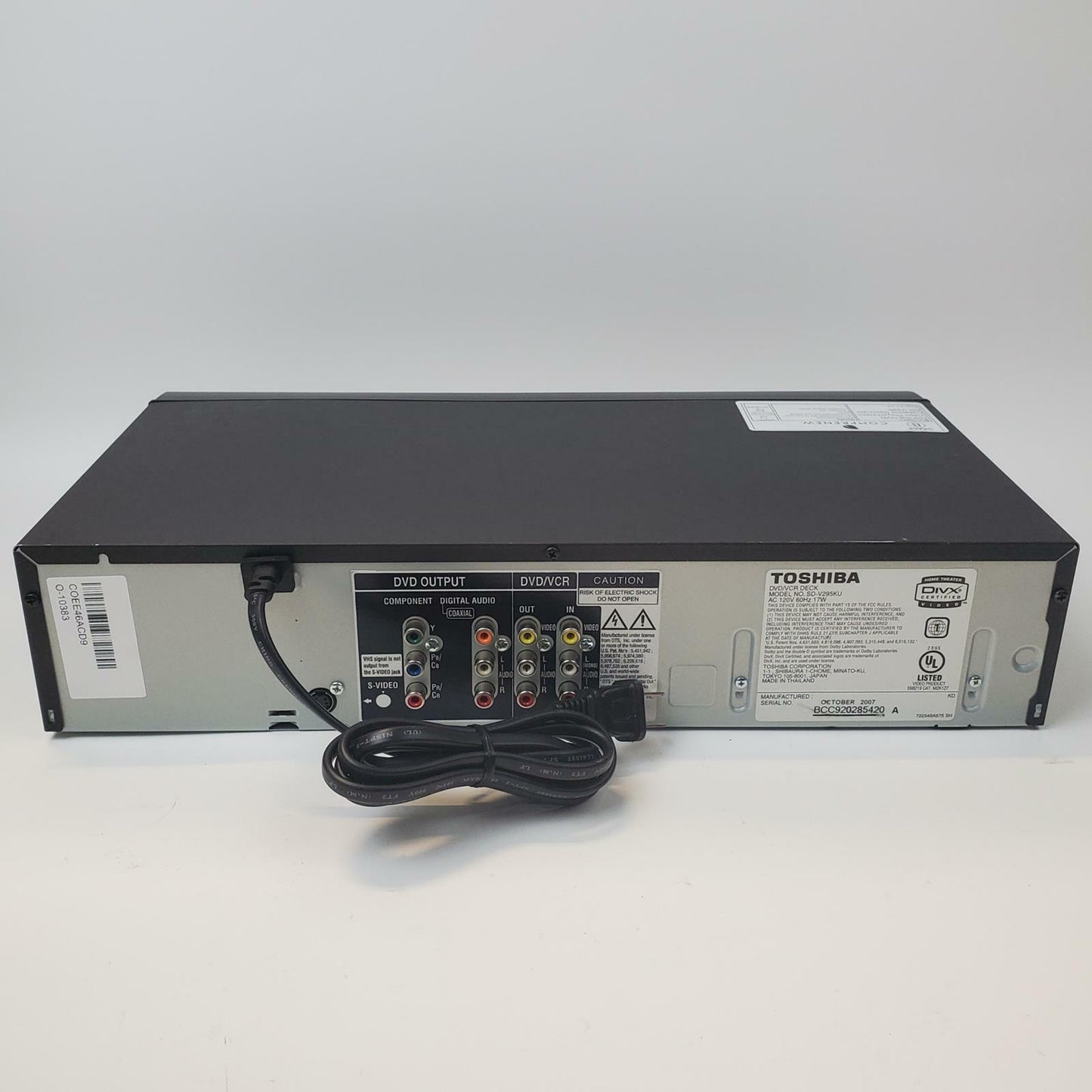 Toshiba SD-V295 VCR/DVD Combo Player | Grade B