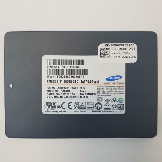 Samsung MZ-7LM9600 960GB 2.5" SATA Internal SSD | Grade A