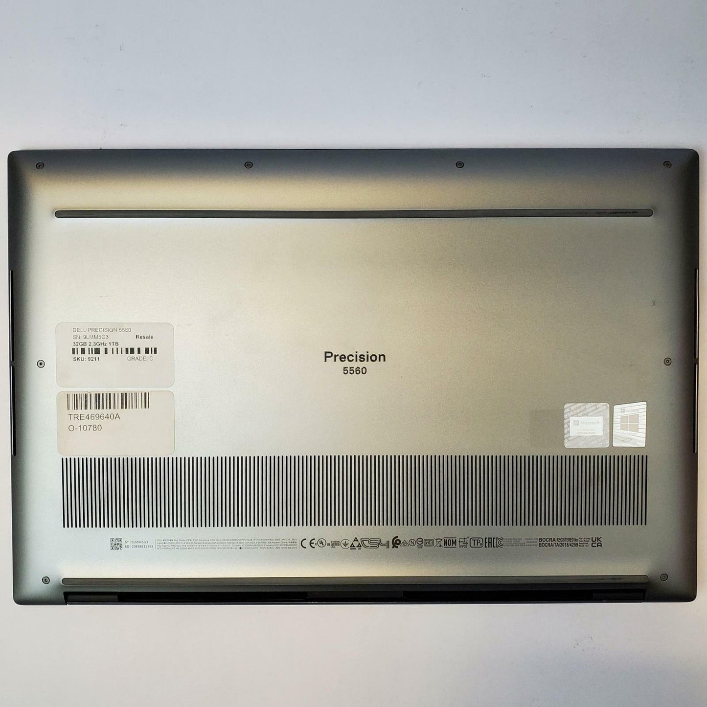 DELL PRECISION 5560 Win 11 Home i7-11800H 32GB RAM 1TB NVME 4GB GPU | Grade C