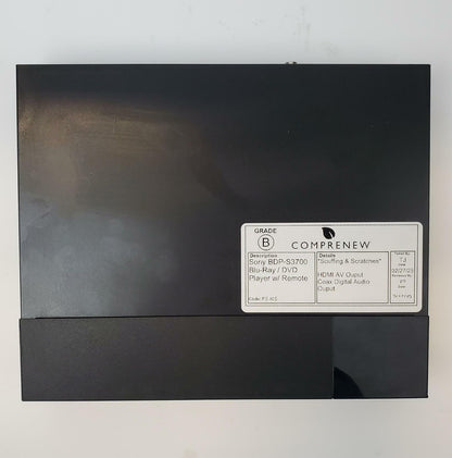 Sony BDP-S3700 Blu-Ray/DVD Player w/ Remote | Grade B