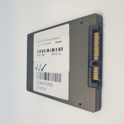 Micron MTFDDAK256MAM-1K12 256GB 2.5" SATA Internal SSD | Grade A